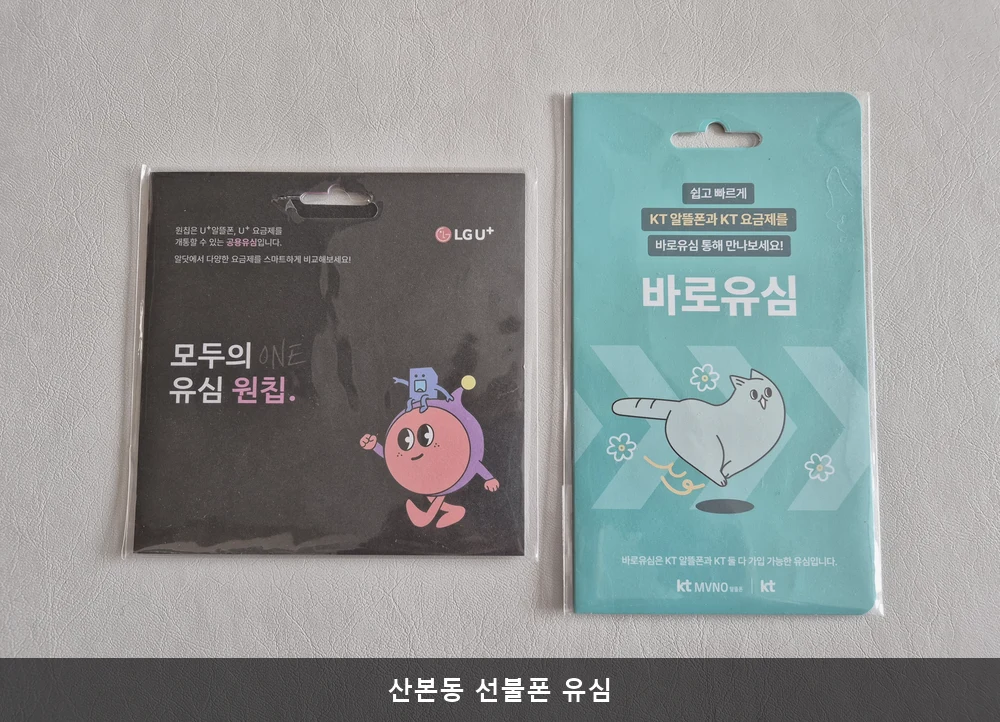 산본동 선불폰 유심