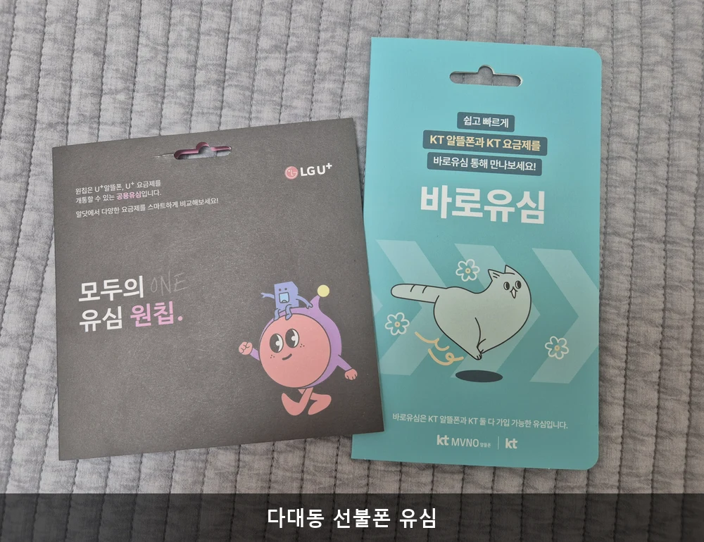 다대동 선불폰 유심