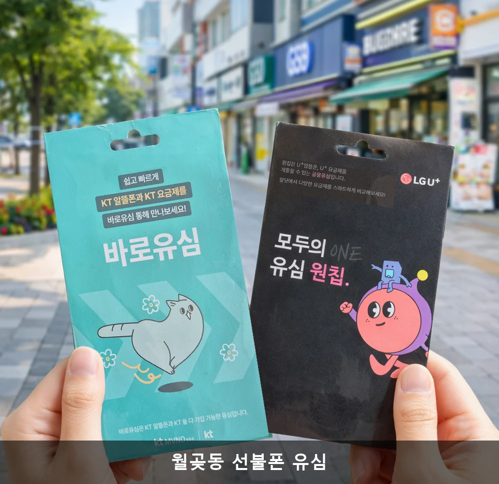 월곶동 선불폰 유심